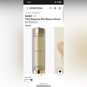 Amore Pacific Time Response Serum - Gold Packaging
